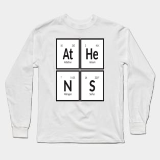 Athens City | Periodic Table of Elements Long Sleeve T-Shirt